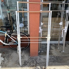 2トーン【折りたたみ式物干し竿】クリーニング済み【管理番号10404