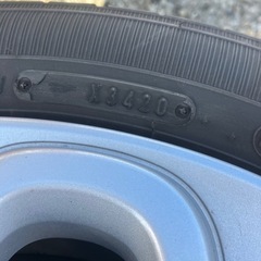 155/65R14  夏タイヤ鉄ホイールセットの画像