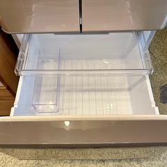 【倉庫保管中】 SHARP シャープ 5ドア冷蔵庫 5ドア 冷蔵庫 SJシリーズ  SJ-X416J 幅60cm 412L 5ドア 両開き 左右開きタイプ 自動製氷 自動製氷機能付き 大型　2022年製造の画像
