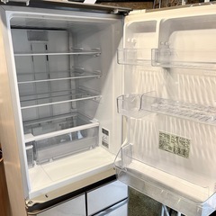 【倉庫保管中】 SHARP シャープ 5ドア冷蔵庫 5ドア 冷蔵庫 SJシリーズ  SJ-X416J 幅60cm 412L 5ドア 両開き 左右開きタイプ 自動製氷 自動製氷機能付き 大型　2022年製造の画像