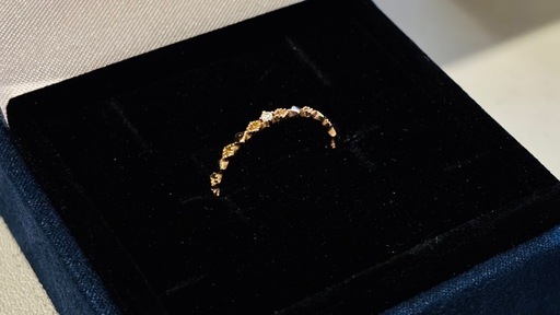 Jouete リング イエローゴールド 10K ダイヤモンド　13号