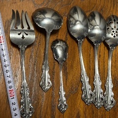 ビンテージ　USAアメリカ　ステンレス　瑞江　カトラリー　スプーン　フォークの画像