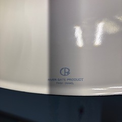 【美品】モモナチュラル　琺瑯ペンダントライトの画像