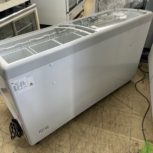 5695 2024年製 RIO-150e2 ダイレイ 無風冷凍ショーケース 325L スライド扉タイプ -25度タイプ 冷凍庫 幅1500×奥行650×高さ880 単相100v