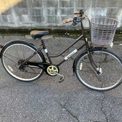 26インチ自転車です。6段変速、オートライト付き。“”