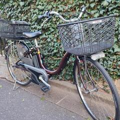 YAMAHA 電動アシスト自転車 PAS ナチュラ カラメルブラウンの画像