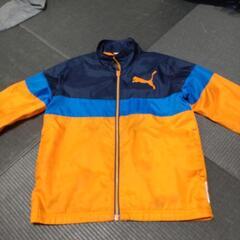 ウインドブレーカー　PUMA　130　プーマ　オレンジ
