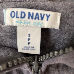 難あり　オールドネイビー　ジップパーカー 
Sの画像