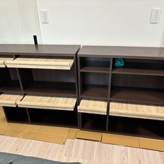 【美品】モダン本棚（フタ付き）　の画像