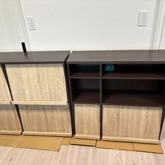 【美品】モダン本棚（フタ付き）　の画像
