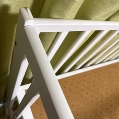 ヤマザキ 折りたたみミニベビーベッドハイタイプ ホワイト 国産 日本製