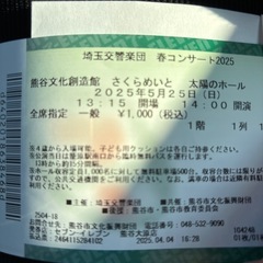 さくらめいと 5月25日  埼玉交響楽団 春コンサート2025