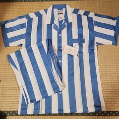 パジャマ 夏物 ストライプ