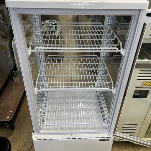 5698【美品】レマコム 4面ガラス 冷蔵ショーケース 卓上型 84L ホワイト R4G-84SLW