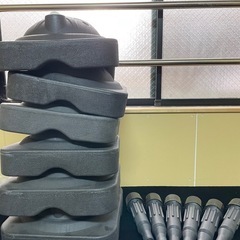 のぼりポールスタンド注水式10Ｌ黒