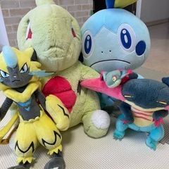 【ユーズド】ポケモンぬいぐるみ　4種類