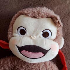 新品 未使用 おさるのジョージ ふわふわ リュックの画像