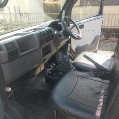現状販売　値下げ　軽トラ　ミニキャブトラック　U62T HI LO切替4WD　リフトアップ　自家塗装マットブラックの画像