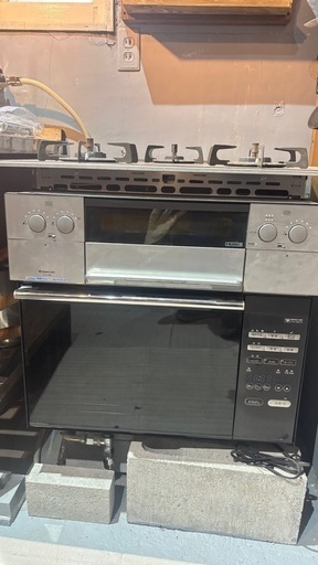 ガスオーブンとコンロ(都市ガス用)