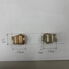 バラ柄バックル　差し上げますの画像