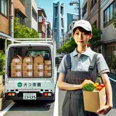 ネットスーパーの配送　西多摩郡　9：30～20：00　MAX5便...