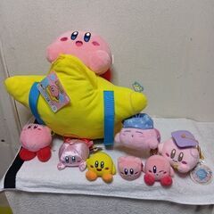 星のカービィ　特大リュック＆ミニひも付きぬいぐるみ＆ミニミニぬい...