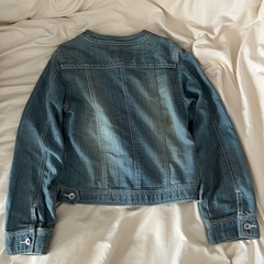 JEFFREY ライトブルー レース付きデニムジャケットの画像