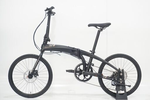 E190 ☆ 12800円☆ 折りたたみ中古自転車【20インチ グレイ かご付き】