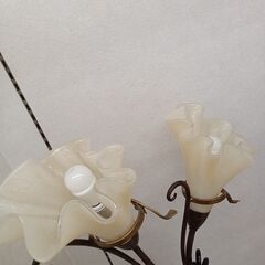 *さらにお値段見直しました*★ジモティ割あり★ 大塚家具 アンティーク風フロアスタンド ブラウン W42×D35×H176 クリーニング済み TC8007の画像