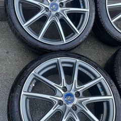 コンパクトカーに‼️weds美品ホイール‼️17インチ‼️の画像