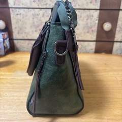 新品未使用❣️ハンドバック　グリーンの画像