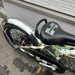 16型 子供用自転車 ハマー キッズ 迷彩柄 中古品の画像