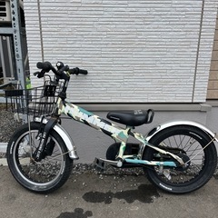 16型 子供用自転車 ハマー キッズ 迷彩柄 中古品の画像