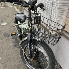 16型 子供用自転車 ハマー キッズ 迷彩柄 中古品の画像