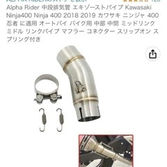 2022式ニンジャ400.250カスタム部品多数
の画像
