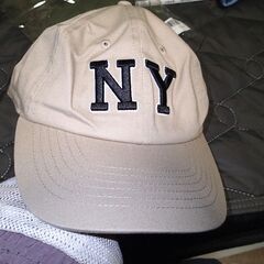 407　断捨離中）新品）NYロゴ　ベースボールキャップの画像