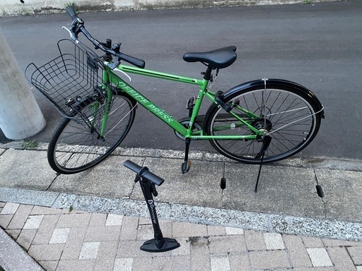 ギア7段式自転車、カバー、空気入れセット