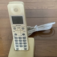 SHARP デジタルコードレス FAX付き　ファッピィ UX-D20CL-Wの画像