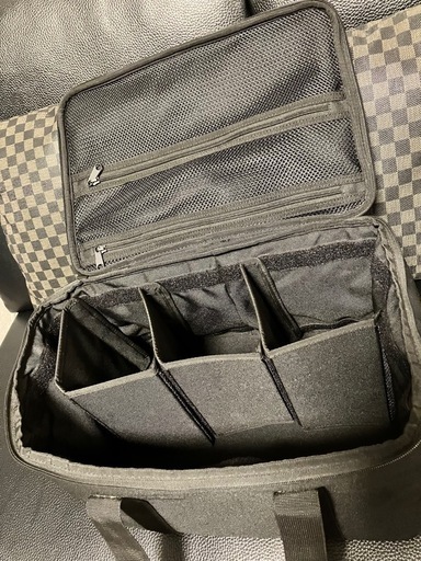 【美品】 peak 黒 バッグ　収納ボックス　220UG-462