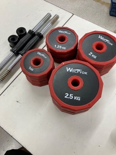 WOLFYOK ダンベルプレートセット 40kg（20kg×2） 月額2,980円レンタル