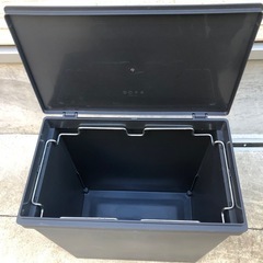 無印良品  ダストボックス ゴミ箱 ブラック 24Lの画像