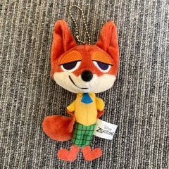 Disney ★ ズートピア ニック・ワイルド ぬいぐるみ　キー...