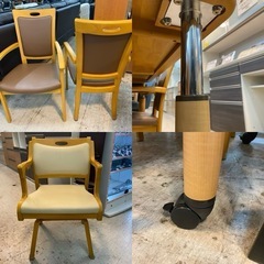 【愛品館 江戸川店 】介護福祉ダイニング5点セット sadakari（貞苅椅子製作所）の画像