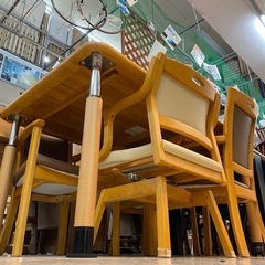 【愛品館 江戸川店 】介護福祉ダイニング5点セット sadakari（貞苅椅子製作所）の画像