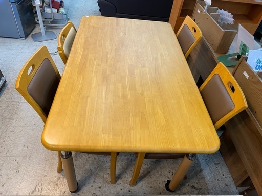 【愛品館 江戸川店 】介護福祉ダイニング5点セット sadakari（貞苅椅子製作所）