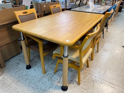 【愛品館 江戸川店 】介護福祉ダイニング5点セット sadakari（貞苅椅子製作所）