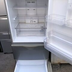 NO B76 ★格安特価★福岡市内配送設置無料★サンヨー SANYO 冷蔵庫（255L・右開き） ヘアラインシルバー SR-261U(S)の画像