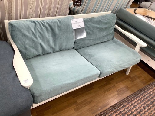 90分の無料軽トラック貸出サービス！Franc franc/フランフラン APEGO(アペーゴ) 二人掛けソファ