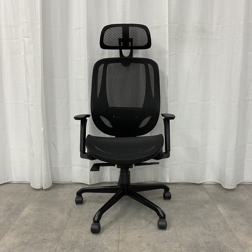 KD-5【新入荷　リサイクル品】ニトリ　クエス　ワークチェア　黒