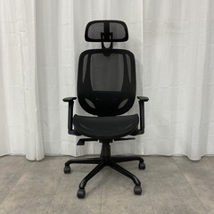 KD-5【新入荷　リサイクル品】ニトリ　クエス　ワークチェア　黒の画像